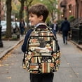 thumbnail image 6 of Jeiento Black Cat School Backpack for Girls 17 Inch Spacious Kids Backpack, 600D Tear Resistant & Padded Tablet Sleeve, Cartoon Bookbag for Grades 3-6 Ages 9-12, 6 of 8