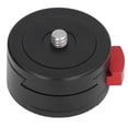 thumbnail image 4 of Quick Release Plate Camera Tripod Mount, Slider Lock Camera Quick Release Plate 1/4 3/8 Threaded Ports Portable  for Photographer for Stabilizer for Fill Light, 4 of 7
