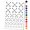 Black, variant on Crossed Arrows Water Resistant Temporary Tattoo Set Fake Body Art Collection - Hot Pink
