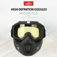 thumbnail image 5 of Máscara facial Mortorcycle, gafas de alta definición con filtro bucal para casco abierto, Abanopi gafas de protección, 5 of 5