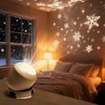 thumbnail image 5 of Dynamic Rotating LED Projector Light, 2026 Upgrade Rechargeable 360° Rotating Ocean Night Light Projector, Adjustable Brightness Ambient Lighting for Living Room Bedroom Office Ceiling, 5 of 5