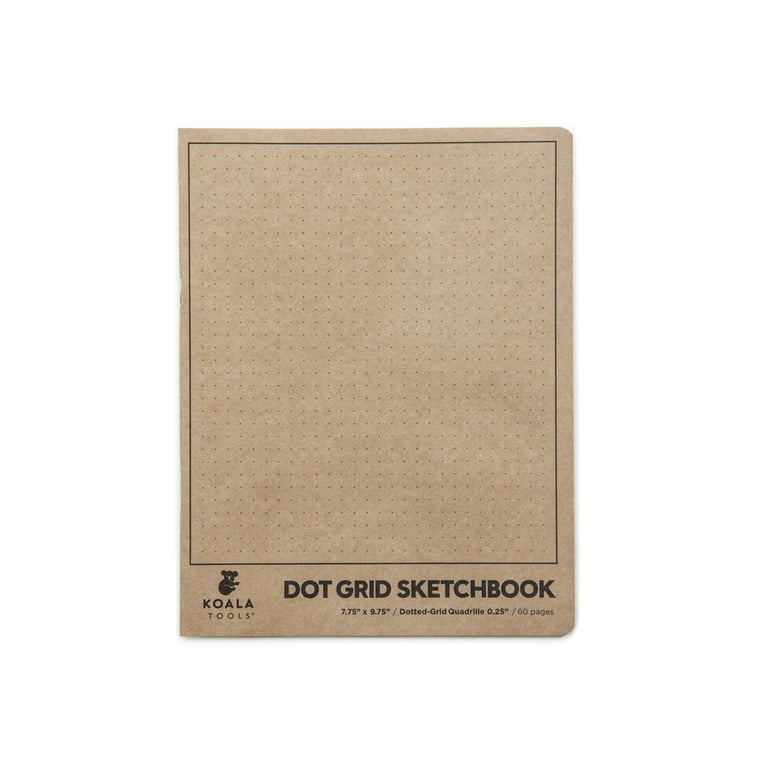 Dot Grid Sketchbook 8.5 x 11: Dotted Notebook Journal Black for Drawing and  Doodling, Smart Design, Large, Letter Size, Soft Cover, Number Pages (Large  Professional Sketchbooks) - Yahoo Shopping
