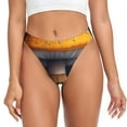 thumbnail image 1 of Fotbe Vintage Blue Leaf Mushroom Tanga Sin Costuras para Mujer con Estampado – Panties Invisibles, Transpirables y Cómodos para Uso Diario-X-Large, 1 of 6