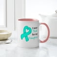 thumbnail image 4 of CafePress - I Wear TEAL For My Daughter Mug - 11 oz Ceramic Mug - Novelty Coffee Tea Cup, 4 of 4