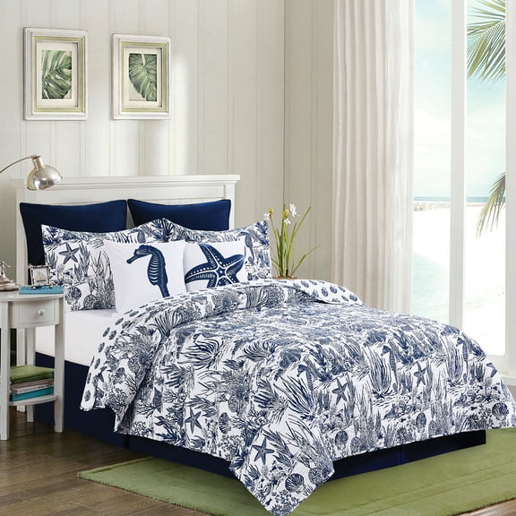 Reef Shores Full/Queen Quilt Set