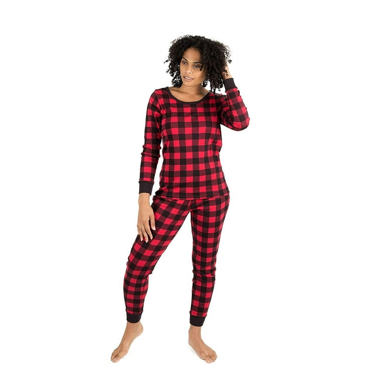 Women's black and red plaid onesie hotsell
