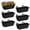 Black, variant on Railing Planter Box, Balcony Planters Railing Hanging, Window Boxes Planter with Adjustable Brackets, 16.9 Inches Deck Railing Hanging Flower Boxes, for Outdoor Railngs Balcony Patio