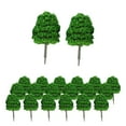 thumbnail image 1 of KLKCMS 20 Pièces 1/100 Miniature Modèle Arbre Chemin de Fer Vert Paysage Arbre pour DIY, 1 of 9
