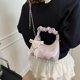 thumbnail image 4 of Bolso pequeño cuadrado plisado de alta calidad para mujer, primavera y verano 2025, nuevo bolso bandolera con cadena elegante y combinable para desplazamientos diarios., 4 of 4