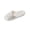 White, variant on Unisex Couple Wavy Quilted Embossed Slides EVA Waterproof Non Slip Open Toe Breathable Indoor Outdoor Bathroom Summer Wear Slippers
