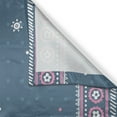 thumbnail image 3 of Ambesonne Retro Kitchen Curtains, Air Balloons Polka Dots, 55"x39", Slate Blue Pale Pink, 3 of 3