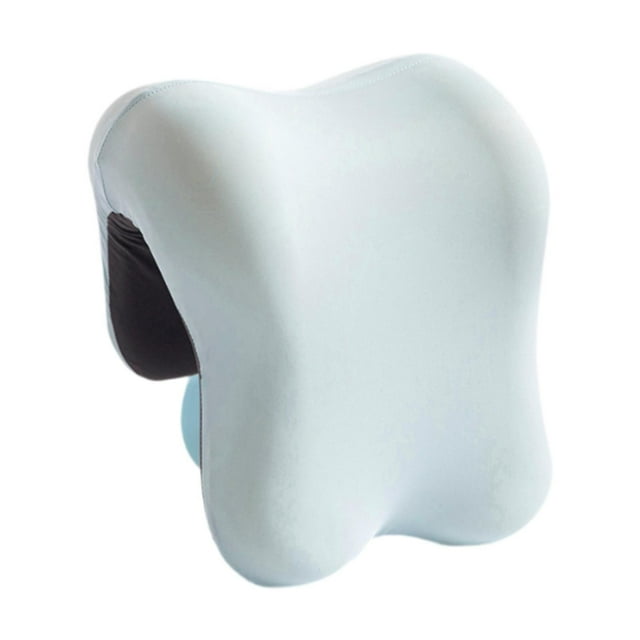 Almohada para dormir en el escritorio, siesta, silla, almohada de descanso, reposacabezas suave multiusos para el cuello Azul