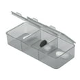 thumbnail image 2 of Unique Bargains 1 Pc 3 Compartment Pill Case Durable for Travel Gray, 2 of 6