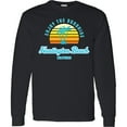 thumbnail image 3 of Inktastic Summer Enjoy the Sunshine Huntington Beach California Blue Long Sleeve T-Shirt, 3 of 5