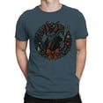 thumbnail image 2 of Krampus Wreath Holiday Design Men's T-shirt, 2 of 3