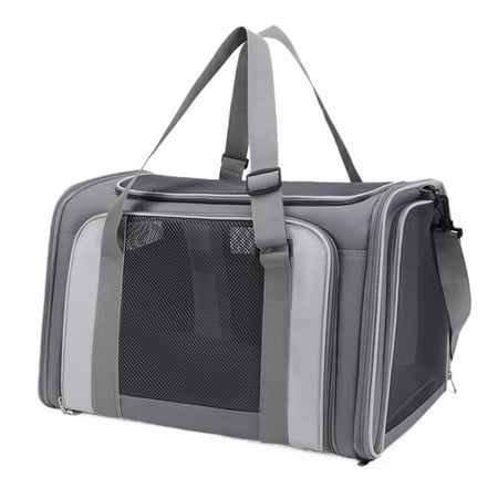 FL Portable Mesh Shoulder Bag For Pets Cat Carrier Bags Transport Bag Breathable Outgoing Travel Pets Handbag