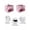 Pink Crimson LightPink, variant on Valentine's Day Toaster Cover 2 Slice, Small Kitchen Appliance Covers, Romantic Love Roses Truck Ombre Pink Toaster Oven Cover with Loop, Bread Machine Cover Polyester Dust Cover Protection