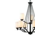 thumbnail image 3 of Trans Globe Lighting 70529 Mod Pod 9 Light 29" Wide Chandelier - Nickel, 3 of 5