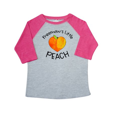 

Inktastic Meemaw s Little Peach Cute Peach Heart Gift Toddler Boy or Toddler Girl T-Shirt