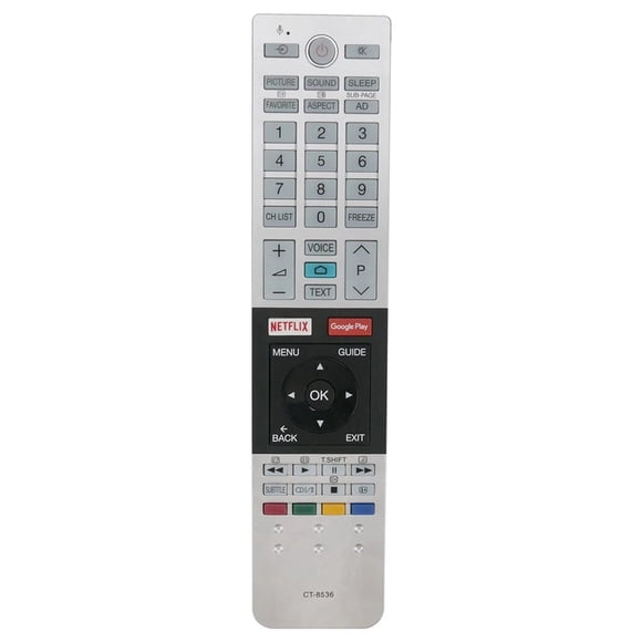 CT-8536 Remote Control fit for Toshiba TV 50U7880 58U7880 55U775 with Netflix Button