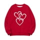 thumbnail image 5 of TaTaai Valentine's Day Oversized Sweatshirt, Christmas Holiday Pullover, Fleece Lined Long Sleeve Top for Youth, Cozy Photoshoot Casual Wear Gift, 5 of 8