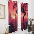thumbnail image 3 of Venom Curtain Blackout Thermal Insulated Drapes Bedroom Perforated Curtains for Kids Room, Bedroom, Living Room 2 Panels 52"x72", 3 of 5