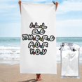 thumbnail image 1 of Toalla de playa de microfibra con texto "I'll Be There For You", para desfiles, natación, yoga, mujeres y hombres, 1 of 4