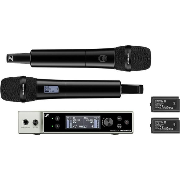 Sennheiser EW-DX 835-S Set Dual Handheld Microphone System - Q1-9 Band