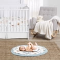 thumbnail image 2 of Sweet Jojo Designs Seashells Boy, Girl, Unisex/Gender Neutral Baby Tummy Time Play Mat, 2 of 5