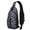 Spider Web Bats, variant on Sling Backpack,Spider Web Halloween Pattern Crossbody Bag with Water Bottle Holder,Waterproof Sling Bag for Men/Women with Chest Phone Holder for Hiking,Travel