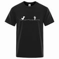 thumbnail image 2 of Men's High Quality 100%Cotton Funny Dinosaur Print T Shirt Loose O-neck Summer Cool Men Tshirt Short Sleeve T-shirt Male Tee Top, 2 of 9
