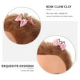 thumbnail image 3 of KONTONTY Portable Lightweight Metal Bow Clips for Various Hairstyles 2Pcs, 3 of 7
