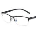 thumbnail image 3 of COM1950s Men's Reading Glasses, Blue Light Blocking, Stainless Steel Frame, Clear Vision for Reading and Computer Use, 3 of 6