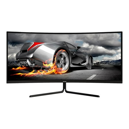 Viotek GNV34CB 34-Inch Ultrawide Curved Gaming Monitor 1080p 100hz FreeSync & G-Sync (Best 1080p Gaming Monitor Under 200)