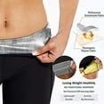 thumbnail image 3 of Lilvigor Women's Sauna Leggings Compression High Waist Yoga Pants Thermo Sweat Capris Shaper for Workout Fittness Traning Weight Loss, 3 of 6