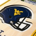 thumbnail image 4 of YouTheFan NCAA West Virginia Mountaineers 6'' x 19'' 3D Stadium View Banner, 4 of 7