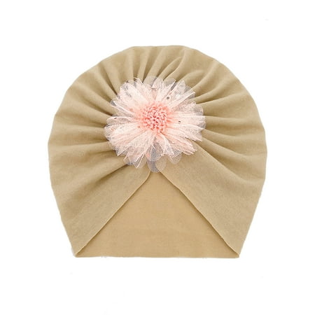 

Rovga Hats For Boys Girls Toddler Kids Stretch Soild Flower Breathable Hat Caps Headwear