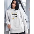thumbnail image 2 of Mind People My Kinda People Sweatshirt Women -Image by Shutterstock, Female Small, 2 of 4