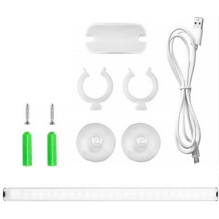 

Elenxs Portable Wireless LED Mirror Light Wall Lamp Dimmable Indoor Touch Reading Girls Gift Bedside Closet Study Room Bedroom Warm Light