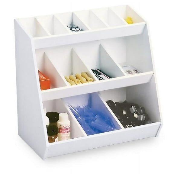 TrippNT 50147 Lab Storage Bin with 3 Shelves
