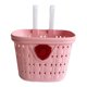 thumbnail image 2 of Cesta para bicicleta infantil con accesorios adorables, ligera y fácil de instalar. Regalo divertido. Cesta para bicicleta con manillar delantero. Rosa, 2 of 8