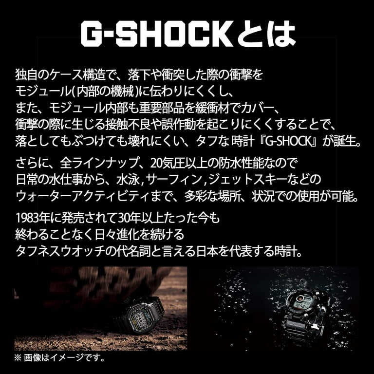 Casio] Watches G-SHOCK DW-6900B-9 black DW-6900B-9// Waterproof