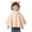 Beige, variant on Fewfanhot Kids Cute BearEar Fleece Hooded Poncho, Button Front Warm Kids Cape Wrap for Daily Outdoor