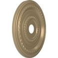 thumbnail image 2 of Ekena Millwork 22"OD x 3 1/2"ID x 1"P Cole Thermoformed PVC Ceiling Medallion (Fits Canopies up to 6"), Universal Metallic Champagne Mist, 2 of 5
