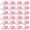 Pink, variant on 24 Pack Unisex Baseball Cap Bulk Wholesale Plain Blank Hat Adjustable Size Pink