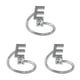 thumbnail image 5 of Qarigey Anillo abierto con letras mayúsculas, anillos ajustables, joyería para interiores y exteriores, regalo H Type1 NO1 Qarigey CBP132302, 5 of 6