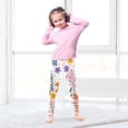 thumbnail image 5 of Girl's Legging Full-Length Colorful Print Tights For Dance Gym Everyday Wear Treasure Craft Pattern, 5 of 8