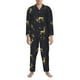 thumbnail image 3 of Balery Christmas Deers Pijama para Hombre de Dos Piezas con Manga Larga, Conjunto de Dormir y Descanso Suave con Bolsillos-Large, 3 of 7
