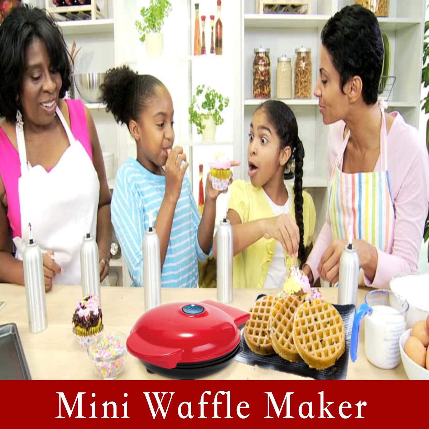 red waffle maker walmart