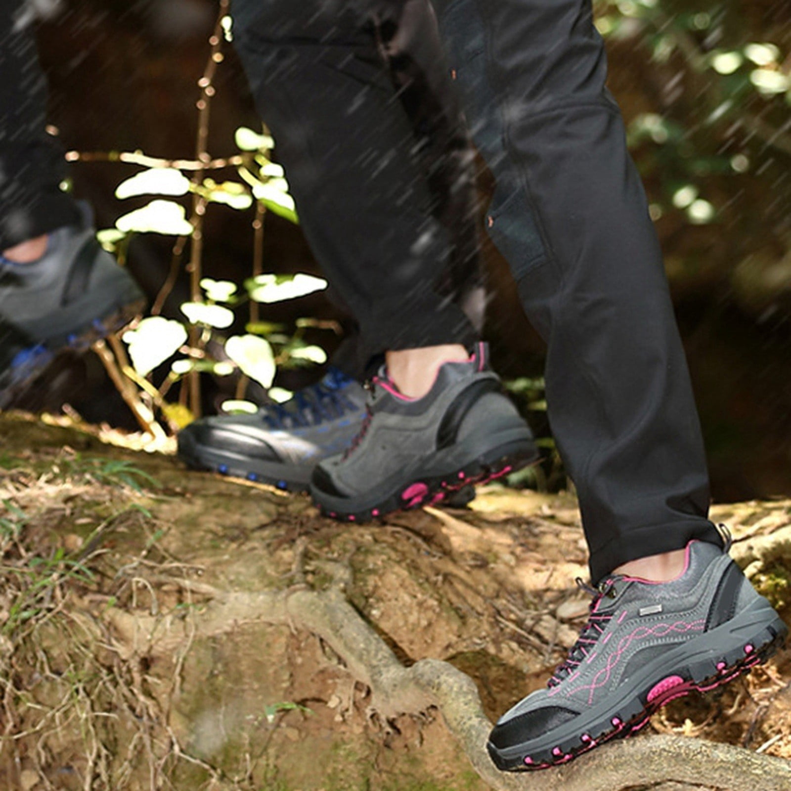 Win s Way Women's High-Top Hiking Sneakers, Lightweight Breathable Trekking Shoes for Outdoor Adventure & Support